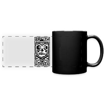 Tiki Breizh Korser - Mug panoramique uni - noir - Devant