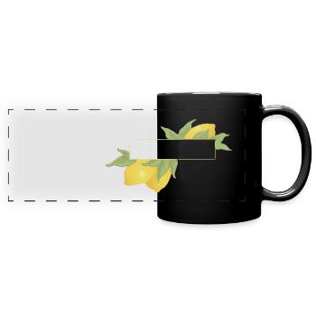 Get fresh - Full Colour Panoramic Mug - black - Front