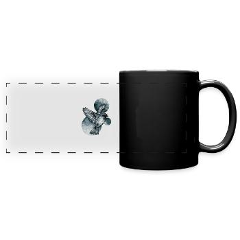 Dark Bird - Mug panoramique uni - noir - Devant