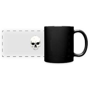 skull skull - Full Colour Panoramic Mug - black - Front