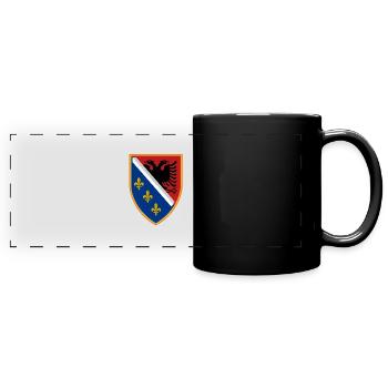 Bosna Albania - Panorama-Tasse farbig - Schwarz - Vorne