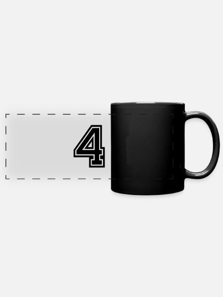 4 - Full Colour Panoramic Mug - black