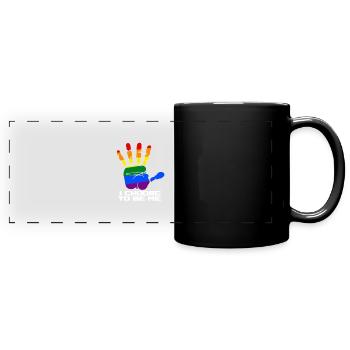 Cool gay identity - Full Colour Panoramic Mug - black - Front