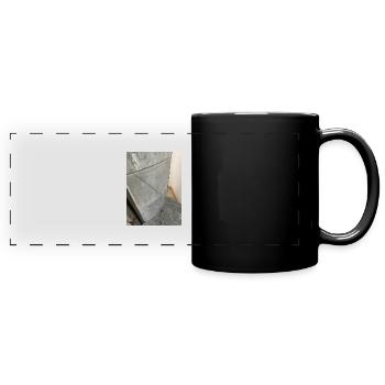 IMG 0645 - Panorama-Tasse farbig - Schwarz - Vorne