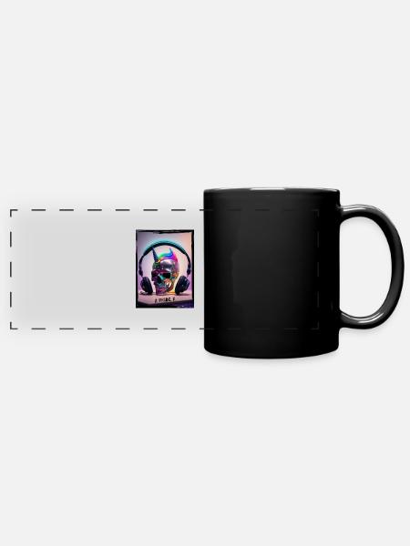 pride - Panorama-Tasse farbig - Schwarz