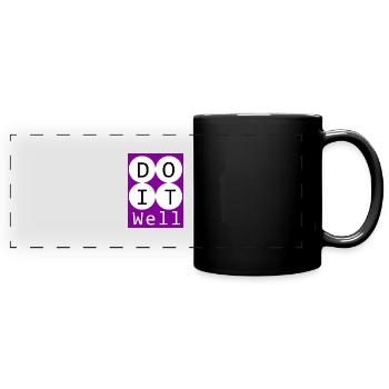 Does Good 👍 - Full Colour Panoramic Mug - black - Front