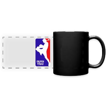 MUAY THAI - Full Colour Panoramic Mug - black - Front