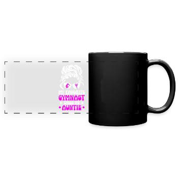 Meine Lieblingsturnerin Nennt Mich Tante Gymnastik - Panorama-Tasse farbig - Schwarz - Vorne