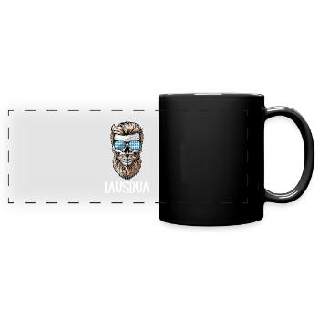 Lausbua Lausbub Lederhosen Trachten - Panorama-Tasse farbig - Schwarz - Vorne