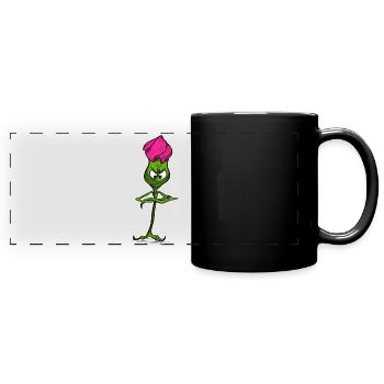 Pas d’œillet - Pas ma journée - Mug panoramique uni - noir - Devant