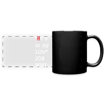 C’est ma vie – design drôle de fausse phrase - Mug panoramique uni - noir - Devant