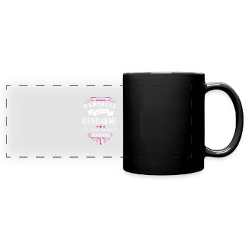 Gendarme Parfaite - Mug panoramique uni - noir - Devant