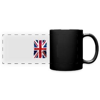 Union Jack - UK Flag - London - Panorama-Tasse farbig - Schwarz - Vorne