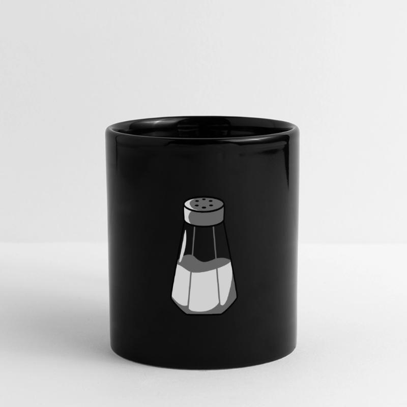 Conception de distributeur de sel Mug panoramique uni