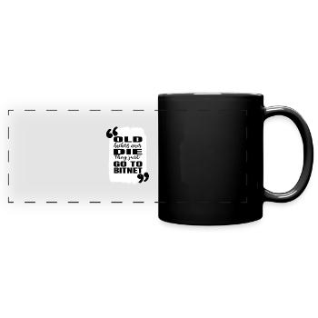 equestrian humor computer science quote glitch - Panorama-Tasse farbig - Schwarz - Vorne