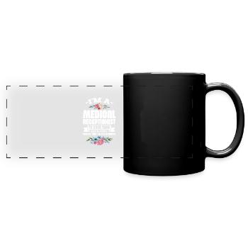 Medical Reception Worker - Medical Joke Hospital - Full Colour Panoramic Mug - black - Front
