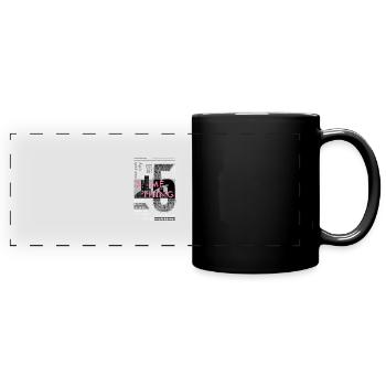 Are you doing something denim to get better - Mug panoramique uni - noir - Devant