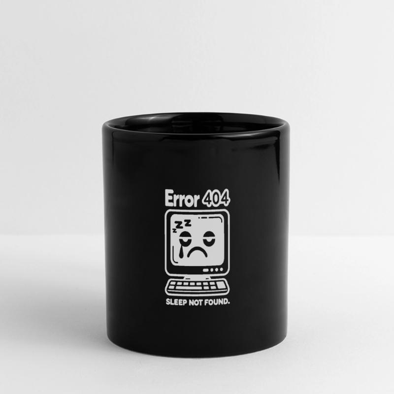 Error 404 Sleep Not Found Full Colour Panoramic Mug