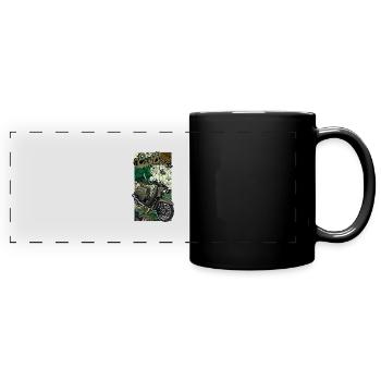 Schwalbe KR51/1 // Illustration - Panorama-Tasse farbig - Schwarz - Vorne