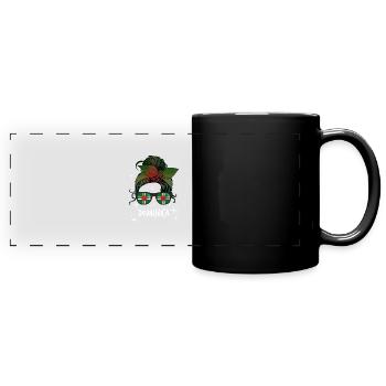 Dominique - Mug panoramique uni - noir - Devant