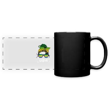 Gabon - Full Colour Panoramic Mug - black - Front