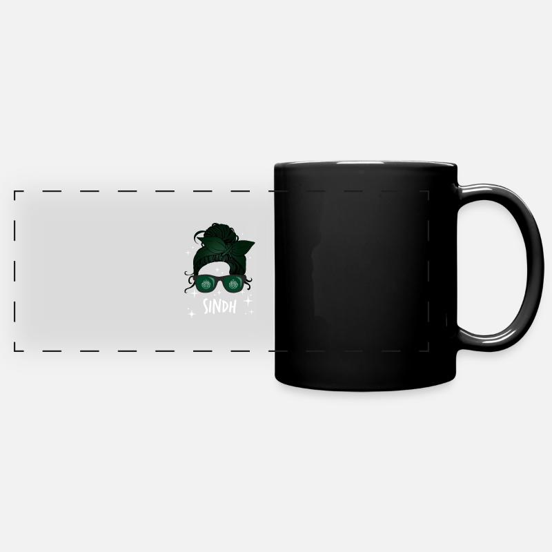 Le Sindh - Mug panoramique uni - noir