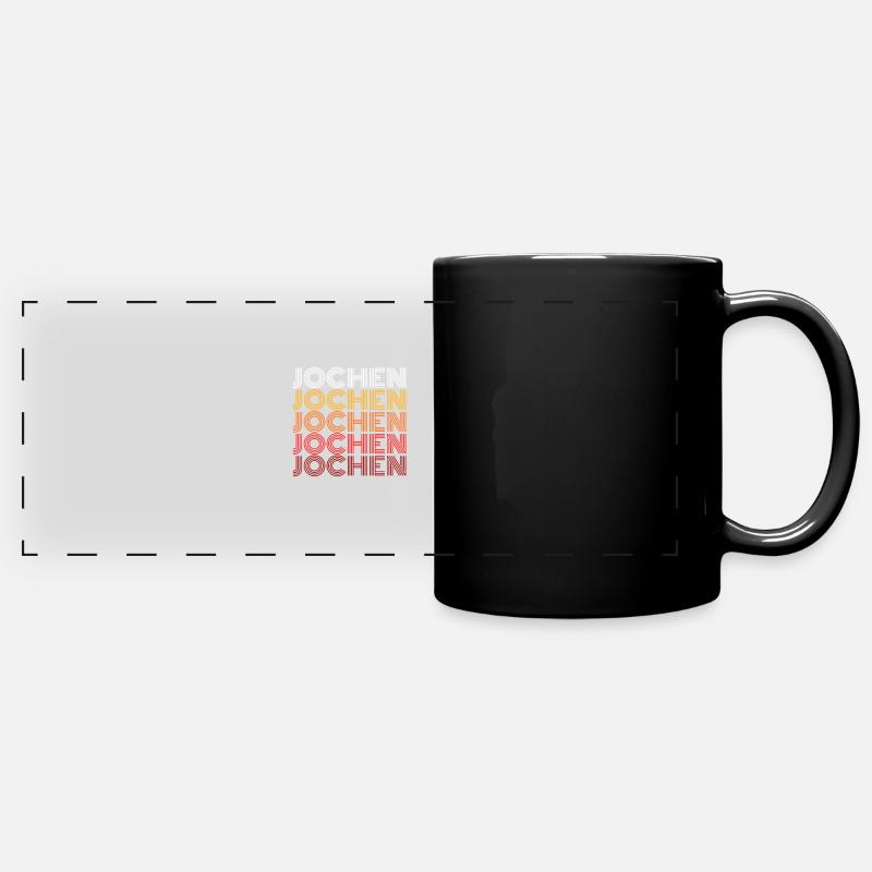 Jochen - Panorama-Tasse farbig - Schwarz
