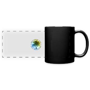 Vacances à Amsterdam - Mug panoramique uni - noir - Devant