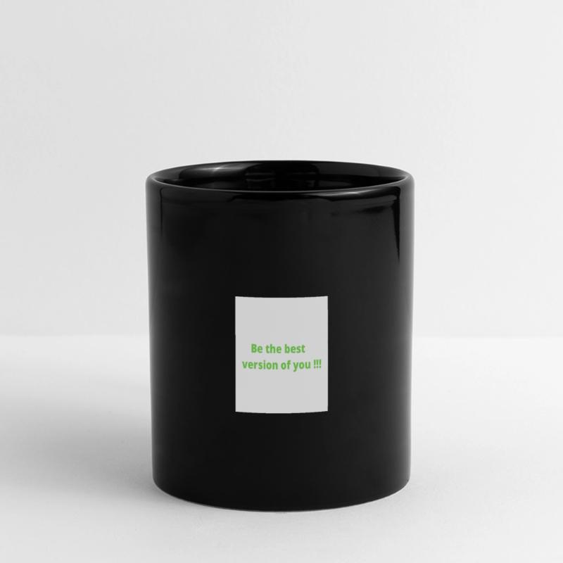 Sei die beste Version von dir Panorama-Tasse farbig