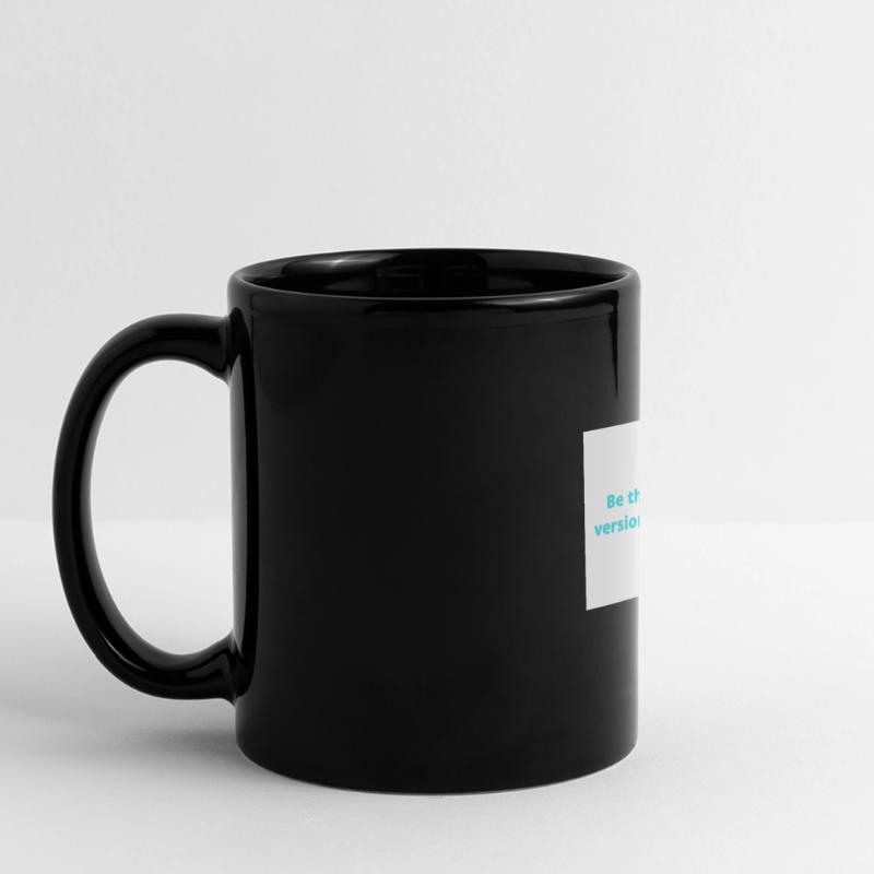 Sei die beste Version von dir Panorama-Tasse farbig