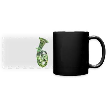 tenorhorn e 35 - Mug panoramique uni - noir - Devant