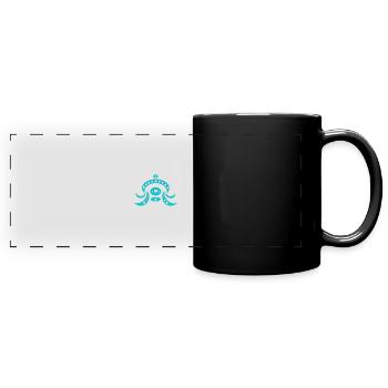 Pattern N°12 - Full Colour Panoramic Mug - black - Front