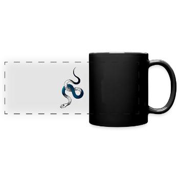Cosmos Snake - Full Colour Panoramic Mug - black - Front