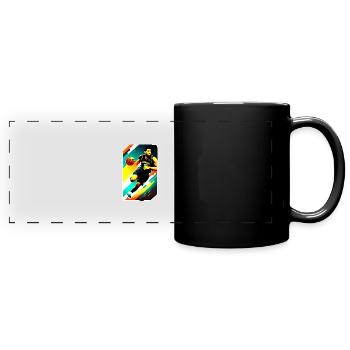 Basketball player - Full Colour Panoramic Mug - black - Front
