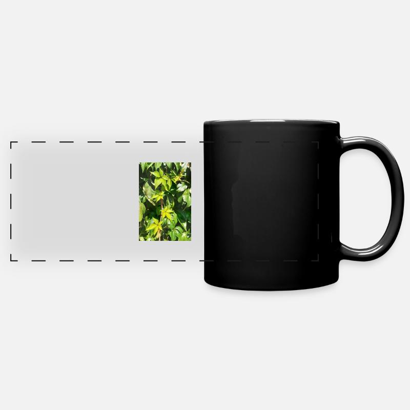 Young wild wine - Full Colour Panoramic Mug - black
