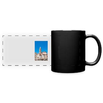 Die Kathedrale des Heiligen Domnius aus dem Vomitorium - Panorama-Tasse farbig - Schwarz - Vorne