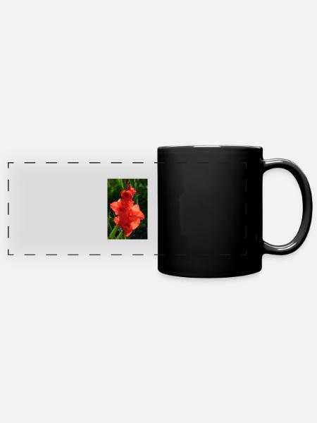 GLAÏEULS ROUGES - Mug panoramique uni - noir
