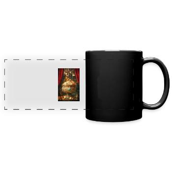 Le trésor royal déborde - Mug panoramique uni - noir - Devant