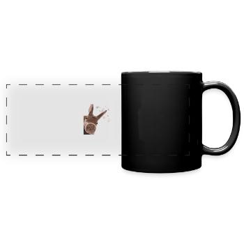 Curious Aardvark - Full Colour Panoramic Mug - black - Front