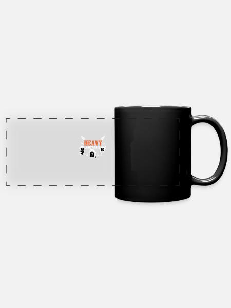 Heavy metals - Full Colour Panoramic Mug - black