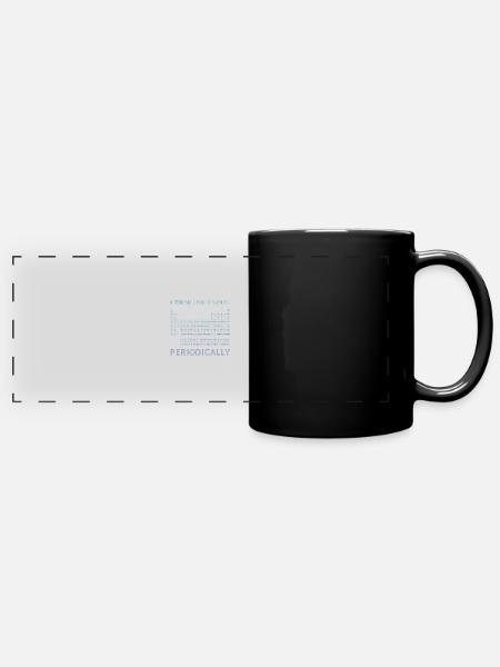 Tableau périodique - Mug panoramique uni - noir
