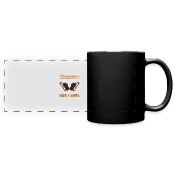 Photography Camera Lens - Panorama-Tasse farbig - Schwarz - Vorne