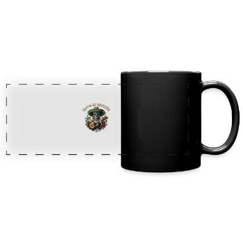 Taco est mon mangeur de tacos de la Saint-Valentin Nourriture mexicaine Foodi - Mug panoramique uni - noir - Devant