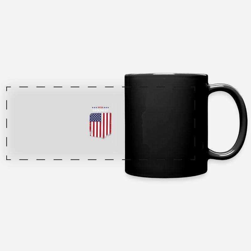 Voter Geologist - Full Colour Panoramic Mug - black