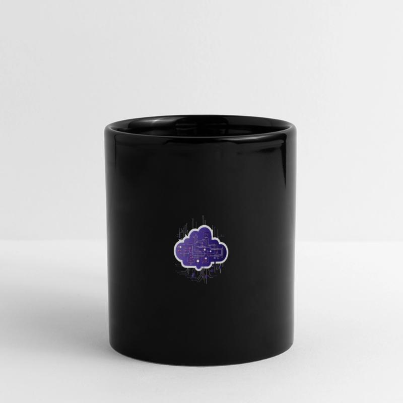 Cloud-Computing-Computerelektronik-Schaltung Panorama-Tasse farbig