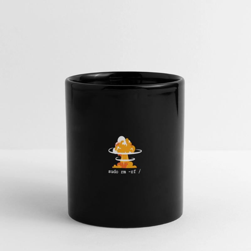 Linux Funny Linux Command Sudo RM RF pour Homme Mug panoramique uni