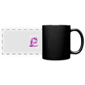 Ne me regarde pas sur ce ton - Mug panoramique uni - noir - Devant