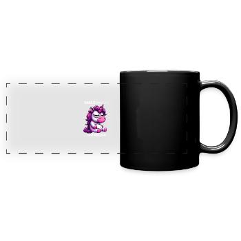 Very Thin Ice Cream Buddy - Full Colour Panoramic Mug - black - Front