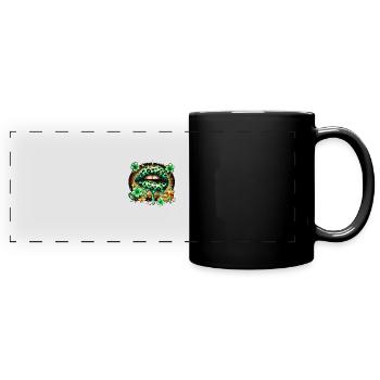 Irish Lips St Patricks Day - Panorama-Tasse farbig - Schwarz - Vorne