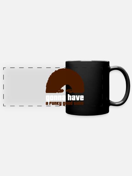 froussard - Mug panoramique uni - noir
